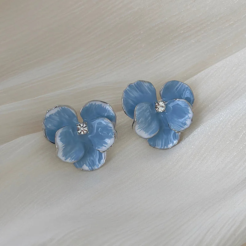 Flower earrings